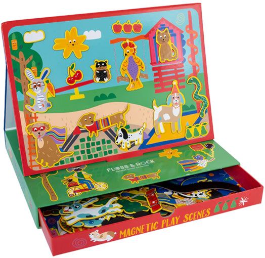 Игра с магнити Floss & Rock, Magnetic Play scenes, Pets - Домашни любимци