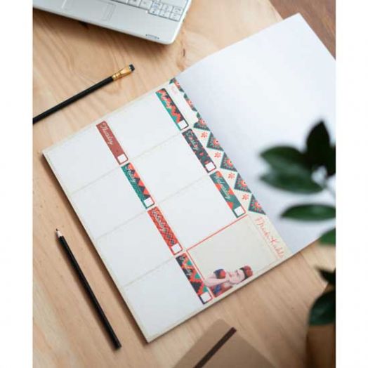 Седмичен планер - пад Frida Kahlo А4, 52 листа