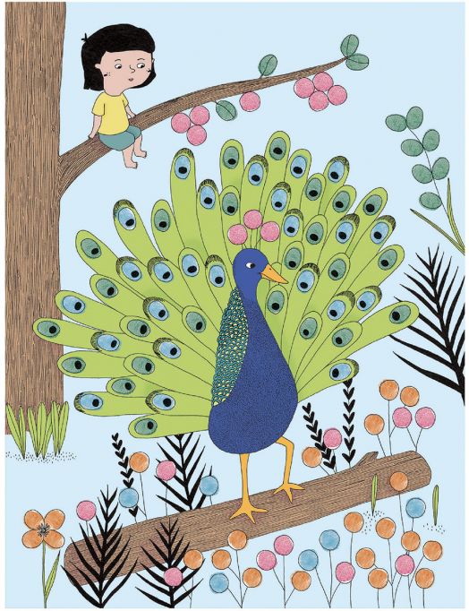 Творчески комплект Djeco - Рисуване с печати