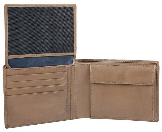 Портфейл Bugatti Perfo с монетник 9CC, кафяв