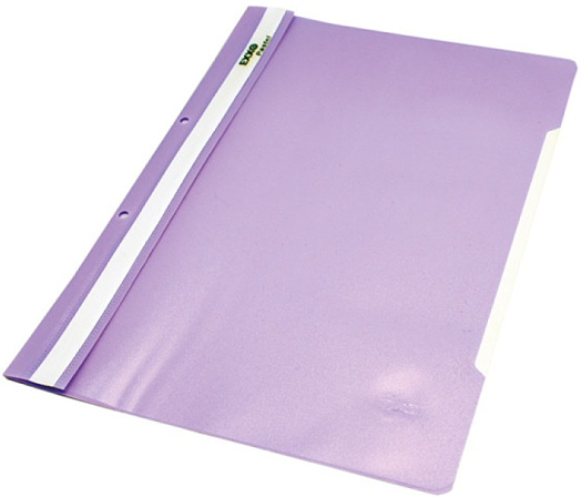 Папка с перфорация B-max, A4, пастелна лилава