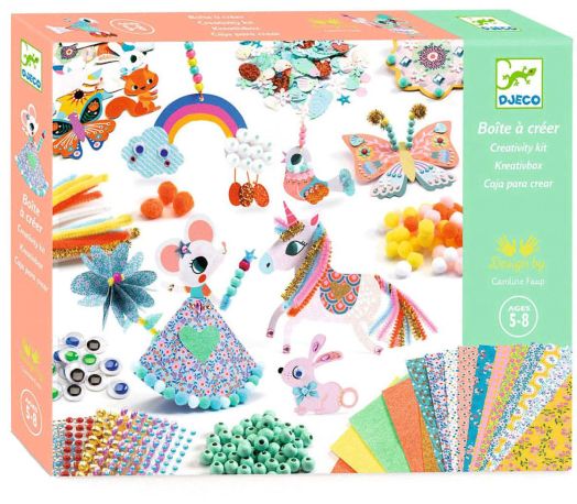 Творчески комплект Djeco - Креативни животни