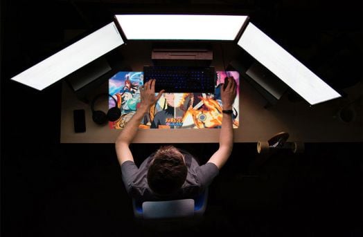 Геймърска подложка за бюро Grupo Erik - Naruto