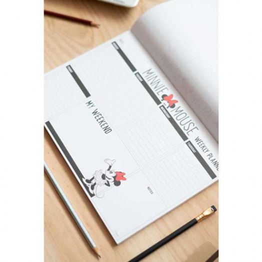 Седмичен планер - пад Minnie Mouse А4, 52 листа