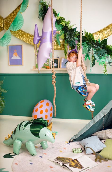 Фолиев балон PartyDeco - Трицератопс