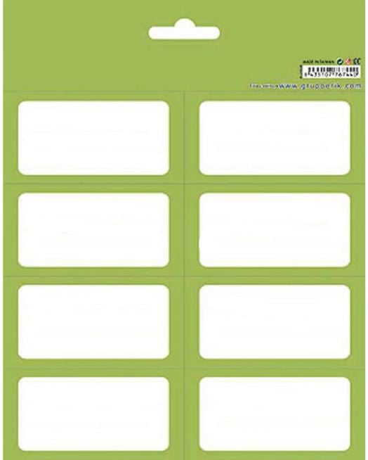 Ученически етикети, зелени