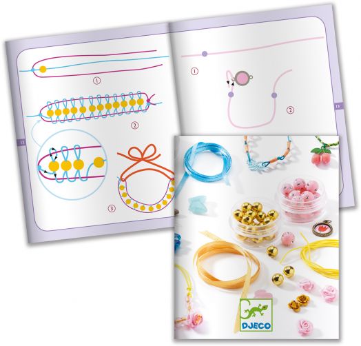 Игра Djeco: Създай бижута, Pearls and Birds