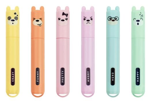 Комплект мини текст маркери Legami Teddy's Style