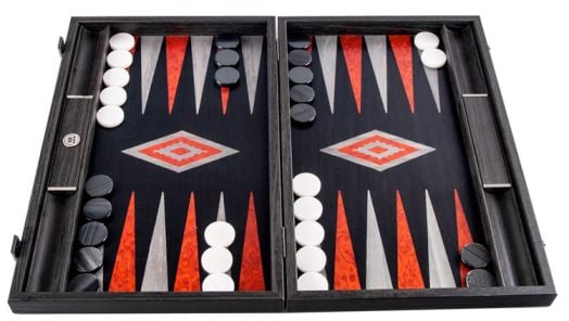 Табла Manopoulos с отделения - черен дъб-сребро, 48 х 30 см.