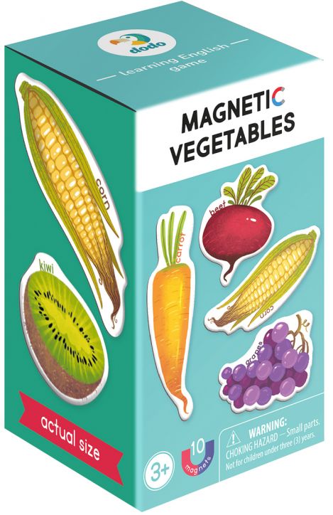Магнитна игра Dodo: Зеленчуци