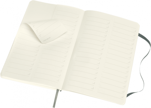 Зелен тефтер Moleskine Pro Collection Large Forest Green с меки корици