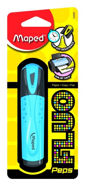 Текстмаркер Maped Fluo Peps, син