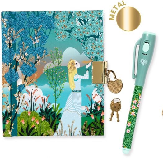 Таен дневник с магическа химикалка Djeco - Charlotte