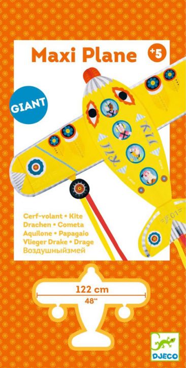 Хвърчило Djeco - Самолет, макси размер