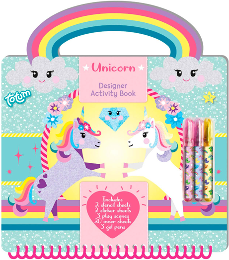 Творчески комплект Totum - Книжка с активности еднорог