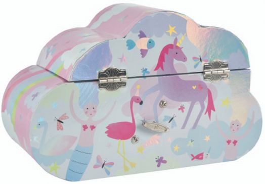 Детска музикална кутия за бижута Floss & Rock, Fantasy - Русалка