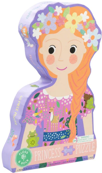 Пъзел Floss & Rock, Fairy Tale - Принцеса и жаба, 40 части