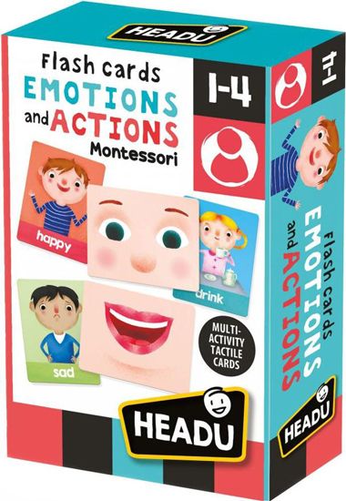 Образователни флаш карти Headu - Емоции и действия