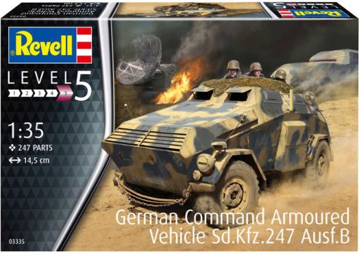 Сглобяем модел Revell - Германска командна бронирана машина Sd.Kfz.247 Ausf.B