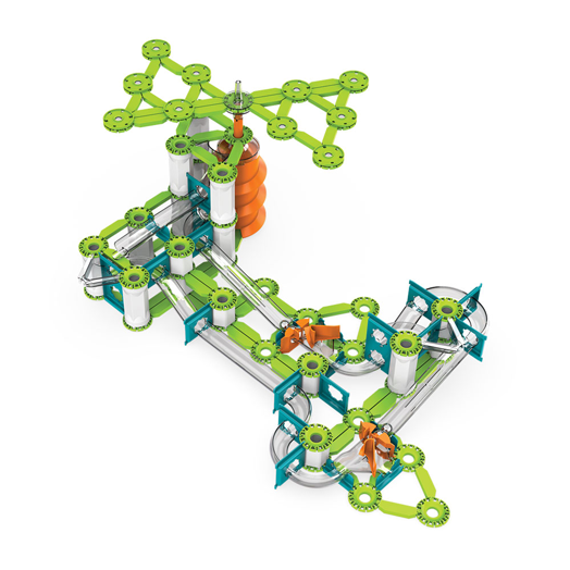 Магнитен конструктор Geomag Mechanics - Гравитационна асансьорна верига, 207 части