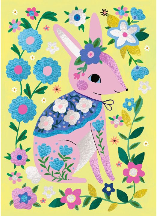 Творчески комплект Djeco: Направи си картини с фолиа