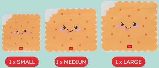 Комплект пликчета за сандвичи Legami - Cookie