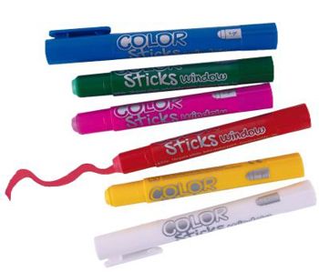 Боички за рисуване върху стъкло Apli Kids