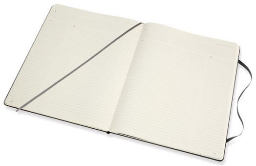 Голям черен тефтер Moleskine Pro Collection XX-Large Black с твърди корици