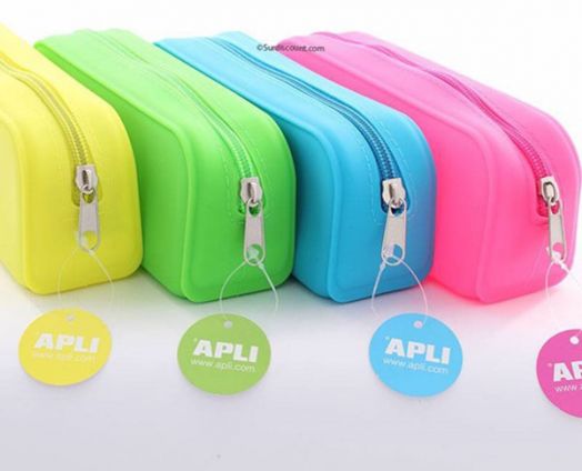 Силиконов несесер Apli, неонови цветове