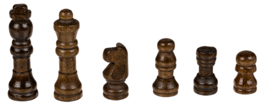 Сгъваем дървен шах Out of the Blue, 34 х 34 см.