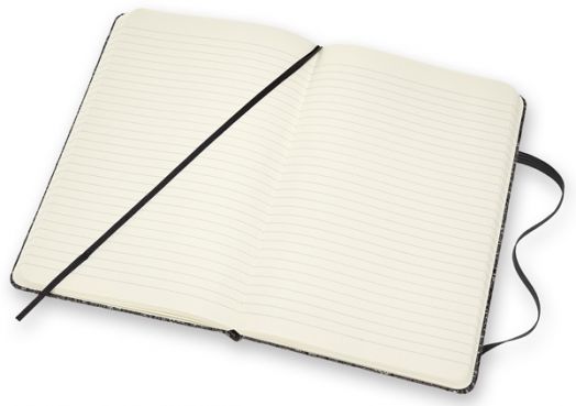 Тефтер Moleskine Limited Editions Blend Collection Grey Tissu с твърди корици и линирани страници