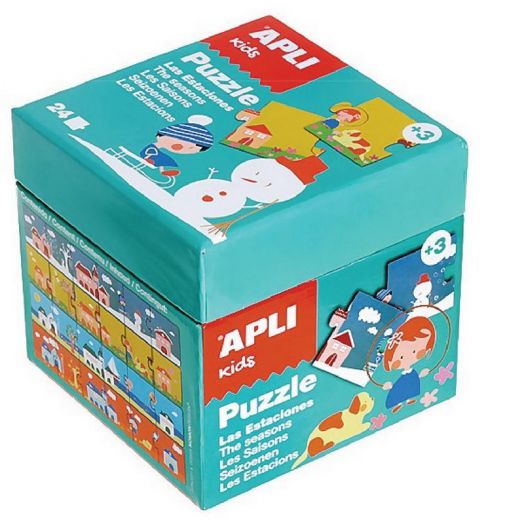 Комплект пъзели в кутия: Сезони, 24 части