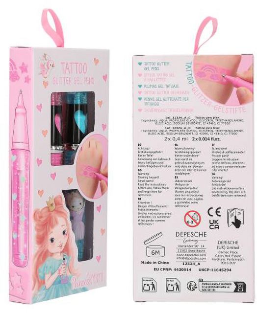 Гел химикалки за татуировки Princess Mimi