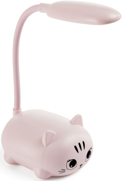 Настолна лампа Miquelrius Back2Fun - Коте, розова