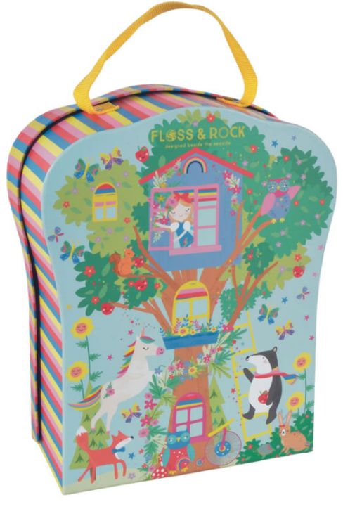 Кутия за игра с дървени фигурки Floss & Rock, Fairy Tale - Феята на Дъгата, размер 23 х 19 см.