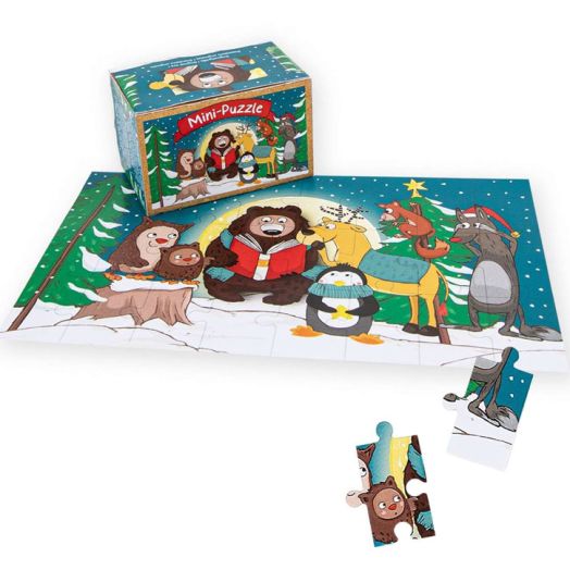 Мини коледен пъзел Trendhaus, 24 части