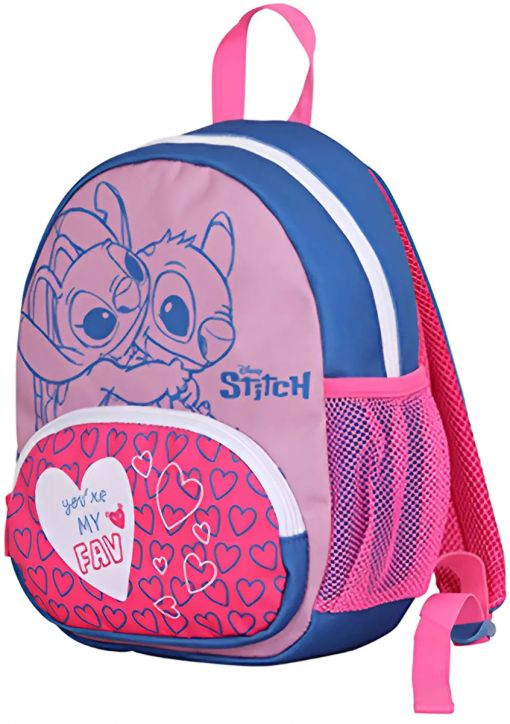 Малка детска раничка Seven Lilo & Stitch с един преден джоб