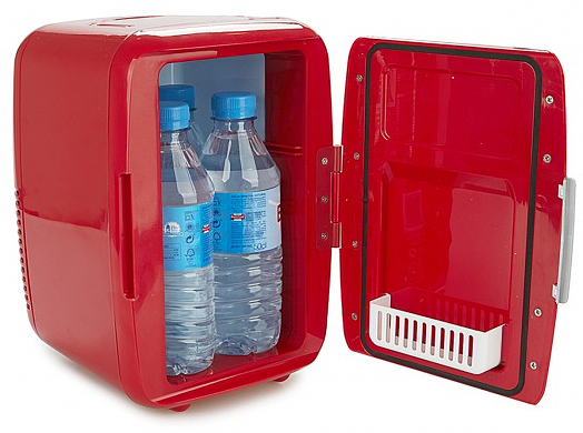 Мини хладилник Balvi, червен