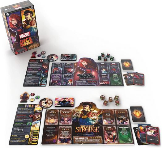 Настолна игра: Dice Throne Marvel - Black Widow vs Dr. Strange