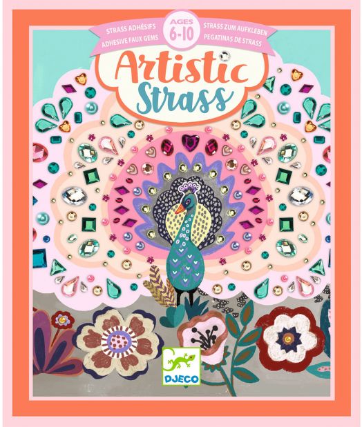 Творчески комплект Djeco - Направи картини с диаманти, Дива красота