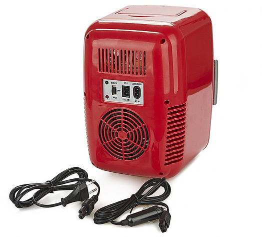 Мини хладилник Balvi, червен