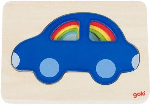 Многослоен пъзел Goki - Кола
