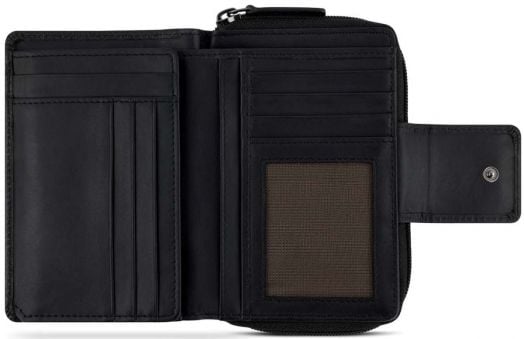 Дамски портфейл Bugatti Sina, черен