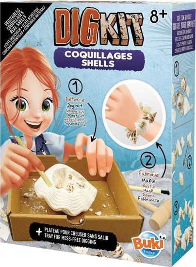 Изследователски комплект Buki Nature: Морски черупки и раковини