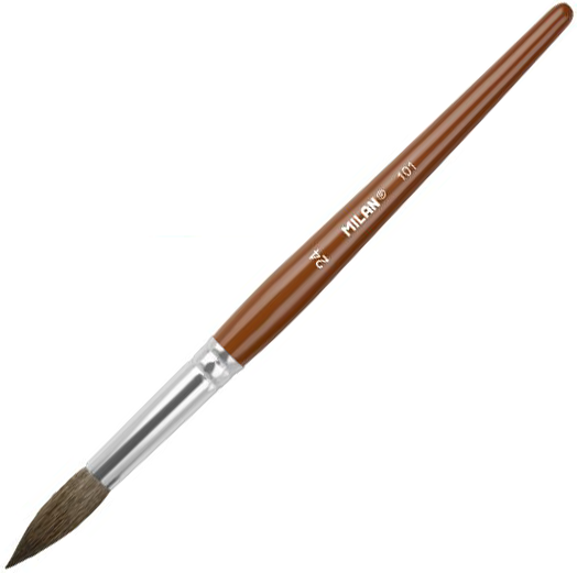 Кръгла четка за рисуване Milan #24