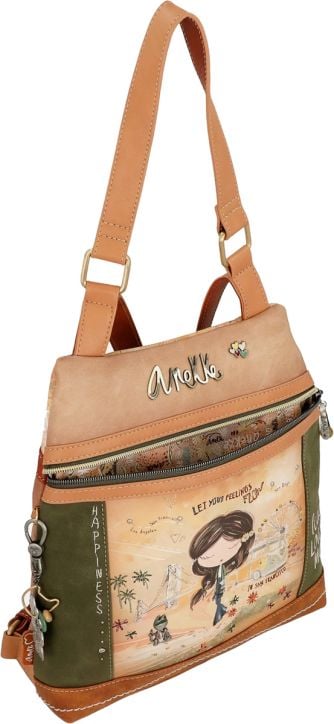 Раница Anekke Peace & Love Camel 20/28 х 31 х 9 см.