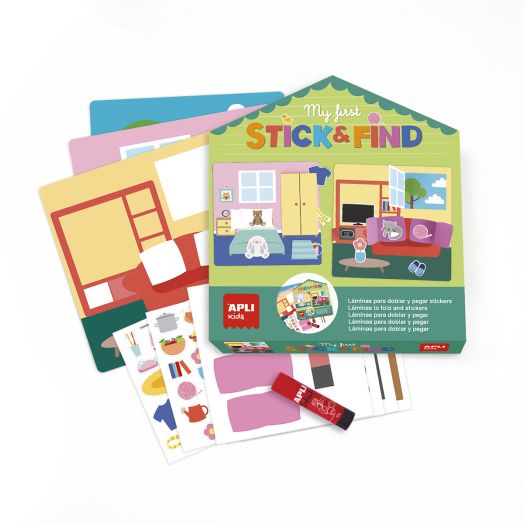 Първи творчески комплект с отварящи се капачета Apli Kids