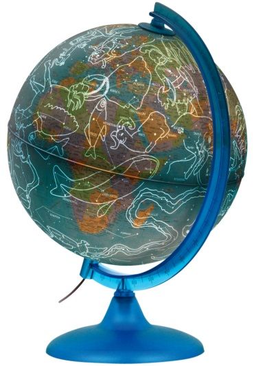 Светещ глобус Ден и Нощ