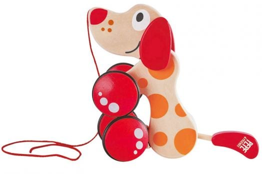 Играчка за дърпане Hape - Куче