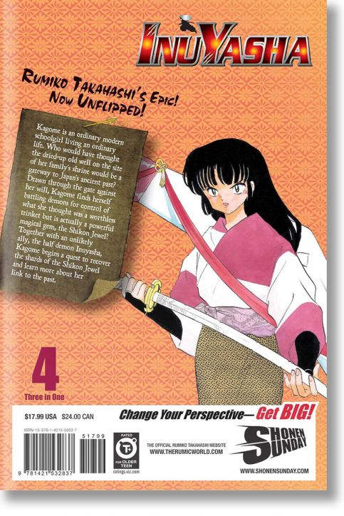 Inuyasha, Vol. 4 (VIZBIG Edition)